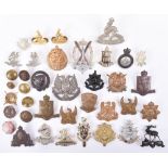 Selection of OTC, Schools and Cadets Cap Badges and Buttons