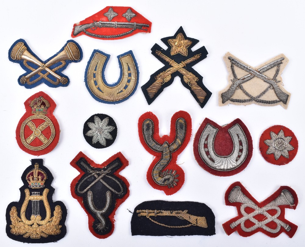 Good Selection of Bullion Embroidered Trade and Proficiency Badges