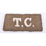 WW1 Tank Corps Slip-on Shoulder Title