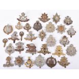 30x British Infantry Regiments Cap Badges