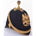 Post 1902 Territorial Royal Artillery Officers Home Service Helmet