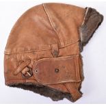 WW1 Royal Flying Corps Mk I Style Leather Flying Helmet