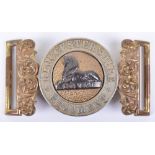 Victorian Gloucestershire Regiment Officers Waist Belt Clasp