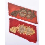 2x German Army Generals Tunic Collar Patches,