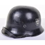 WW2 German Fire Police Helmet