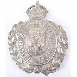 Tunbridge Wells Borough Police Helmet Badge