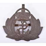 WW1 Royal Naval Division Officers Cap Badge