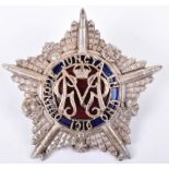 Scarce Great War Guards Machine Gun Regiment Officers Cap Badge