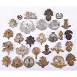 28x British Regimental Cap Badges