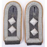 Matched Pair of Luftwaffe Flight Section Oberfeldwebel Tunic Shoulder Boards