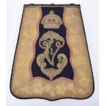 Royal Gloucestershire Hussars Officers Full Dress Sabretache, c 1845