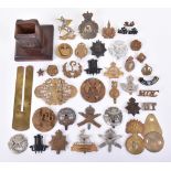 Large Quantity of Military Badges and Insignia