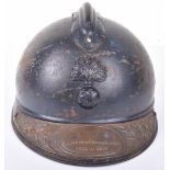 WW1 French Infantry Adrian Pattern Steel Combat Helmet