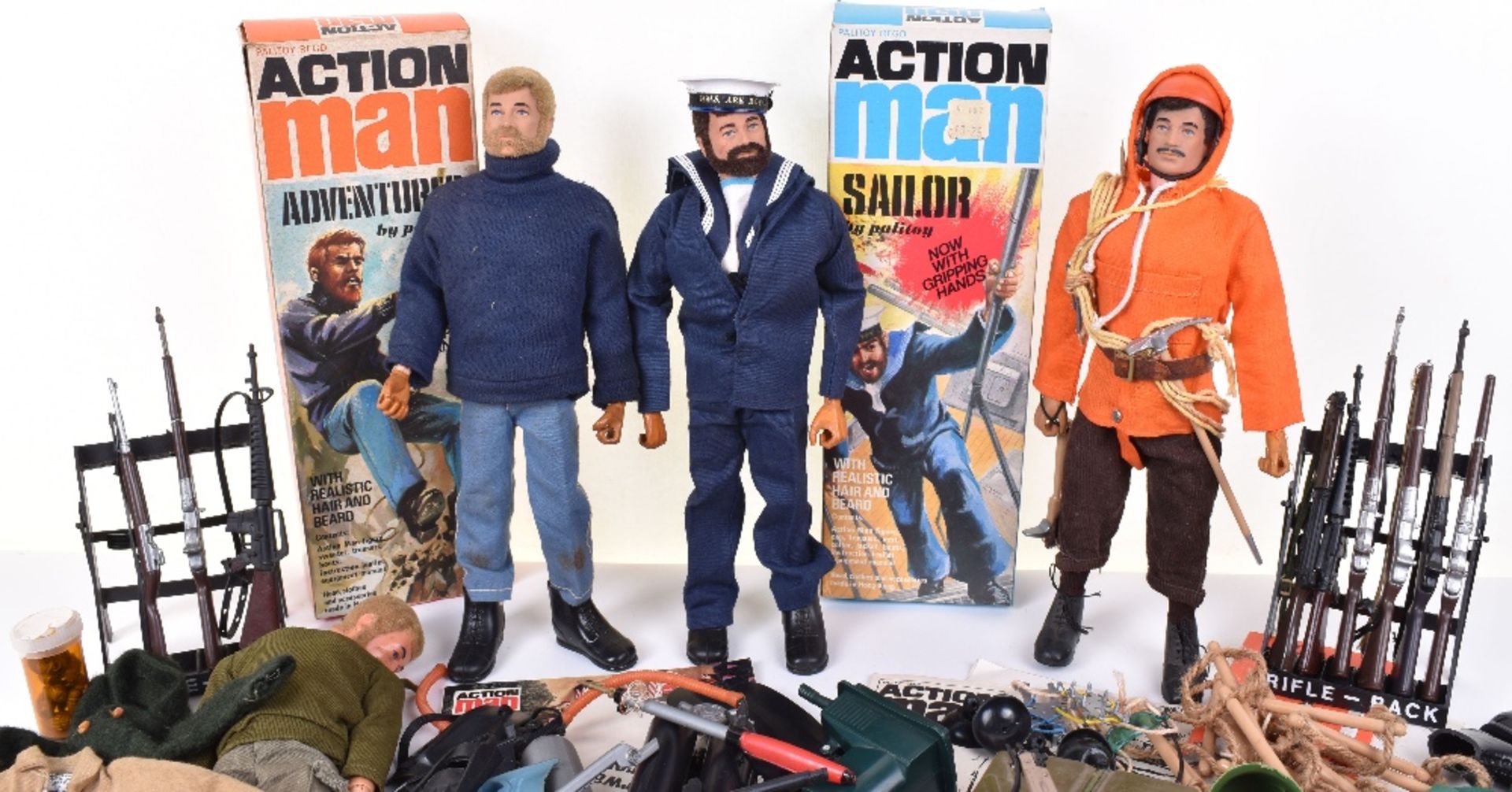 Collection of Action Man and accessories including boxed Action Man Sailor and Adventurer - Image 2 of 3