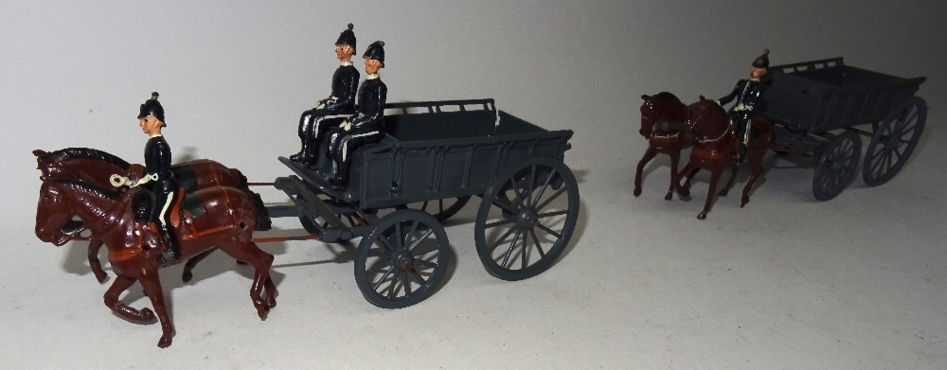 Britains two sets 146, Royal Army Service Corps two horse Supply Wagon - Image 4 of 5