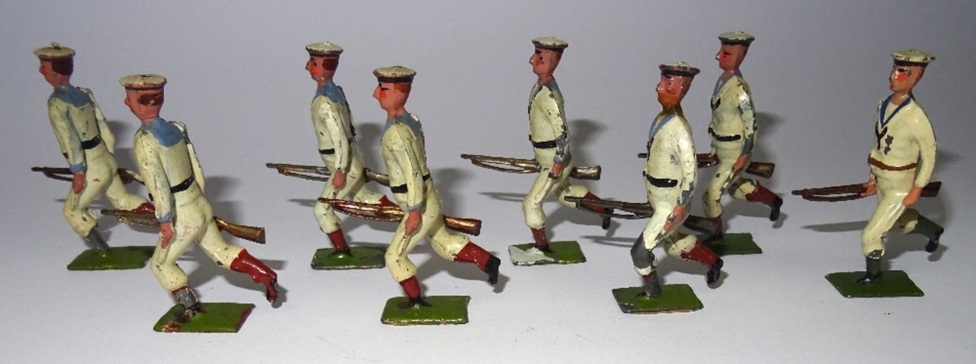 Britains from set 80, Royal Navy Whitejackets - Image 2 of 4