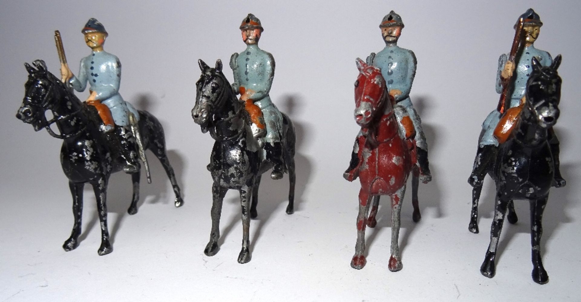 Britains RARE PARIS OFFICE French Cavalry in Steel Helmets - Image 5 of 5