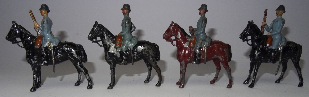 Britains RARE PARIS OFFICE French Cavalry in Steel Helmets - Image 2 of 5