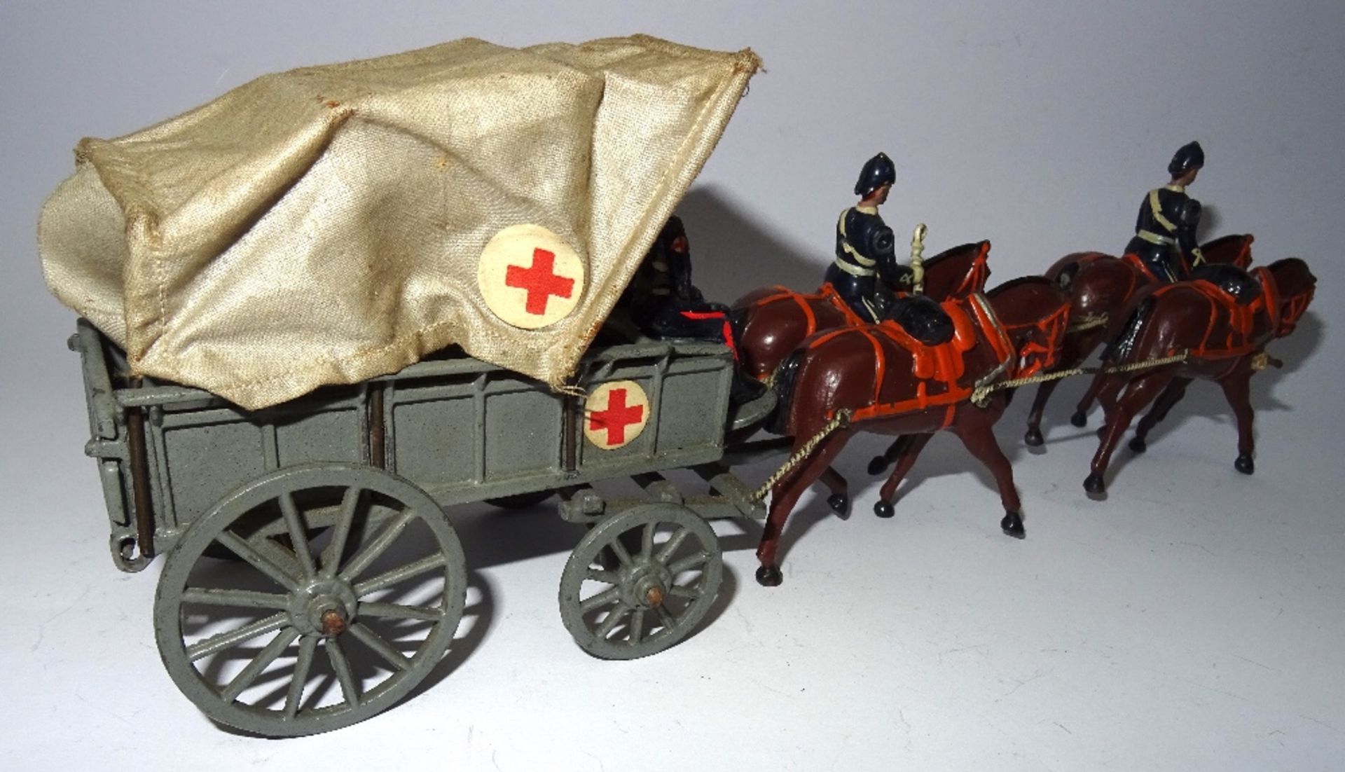 Britains set 145, Royal Army Medical Corps Ambulance Wagon - Image 4 of 5