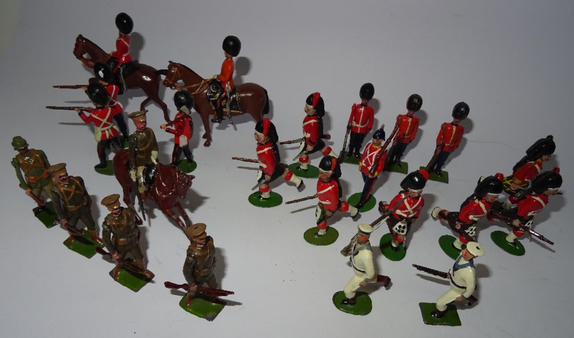 Britains various early figures, repainted - Image 4 of 5