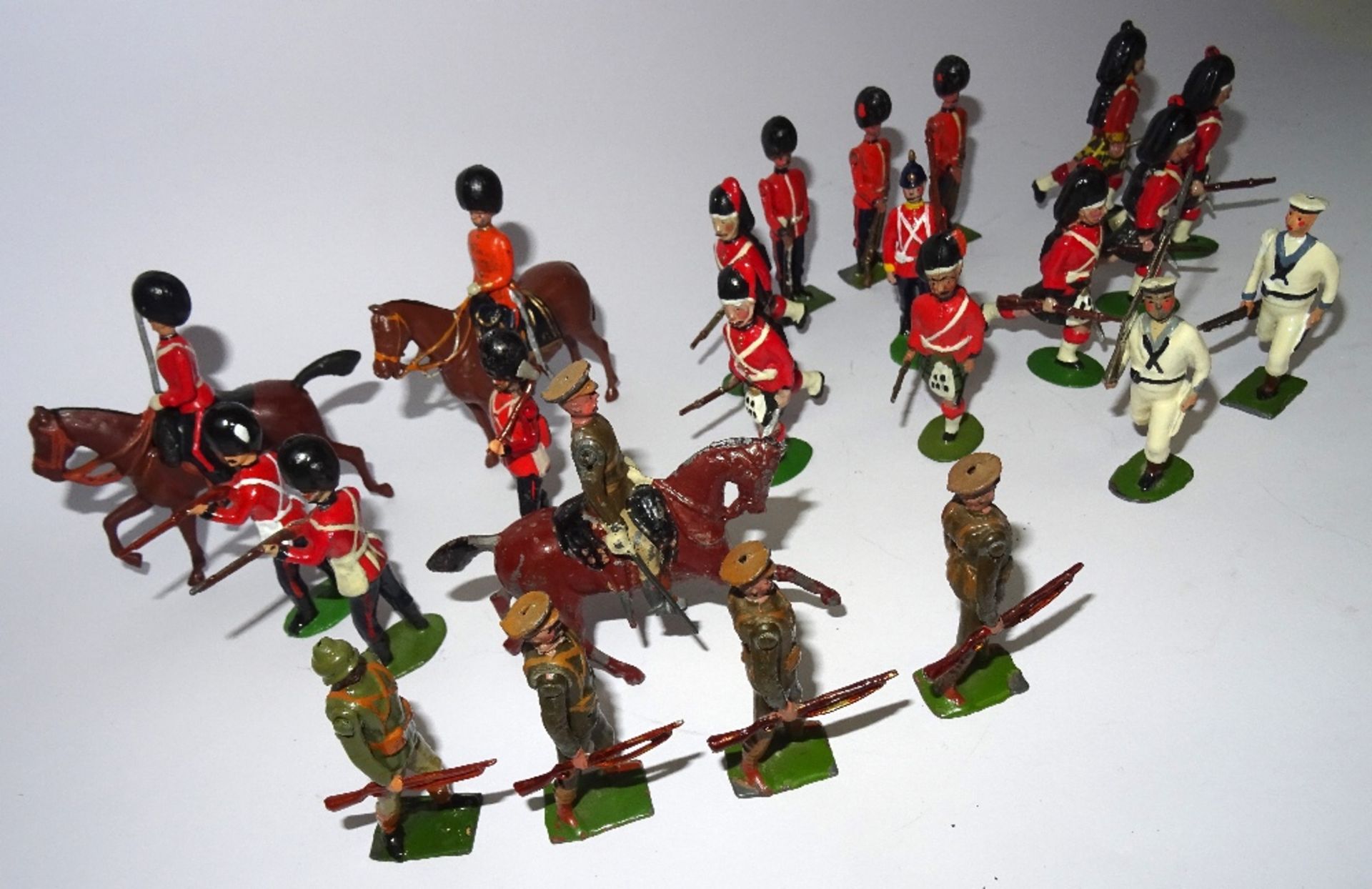 Britains various early figures, repainted - Image 5 of 5