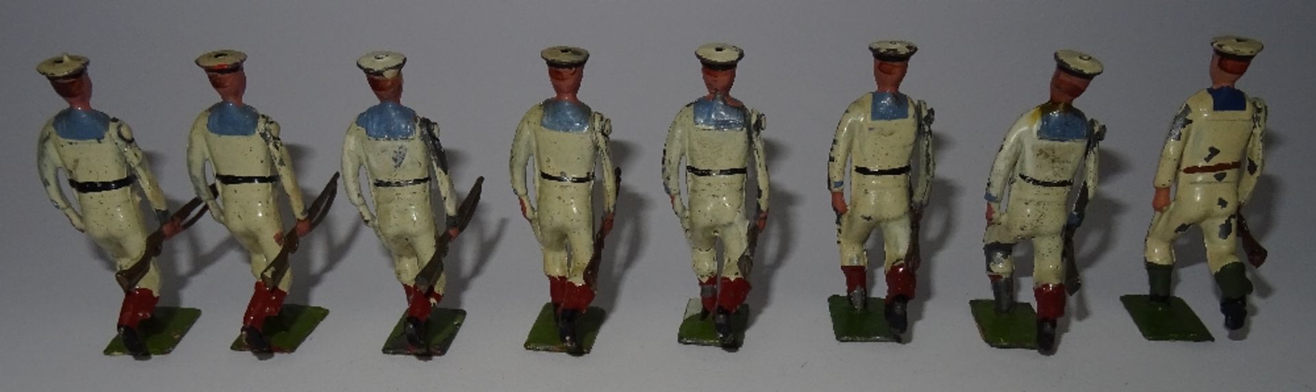 Britains from set 80, Royal Navy Whitejackets - Image 3 of 4