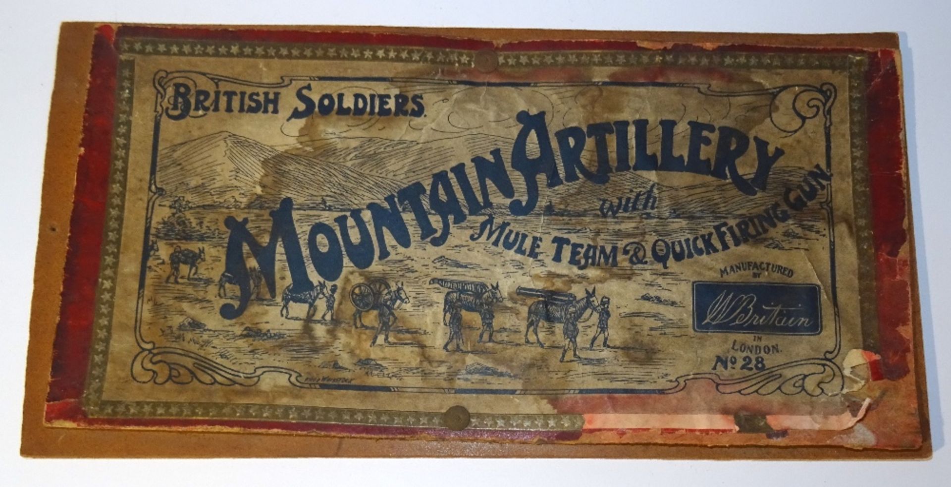 Britains set 28, Mountain Artillery