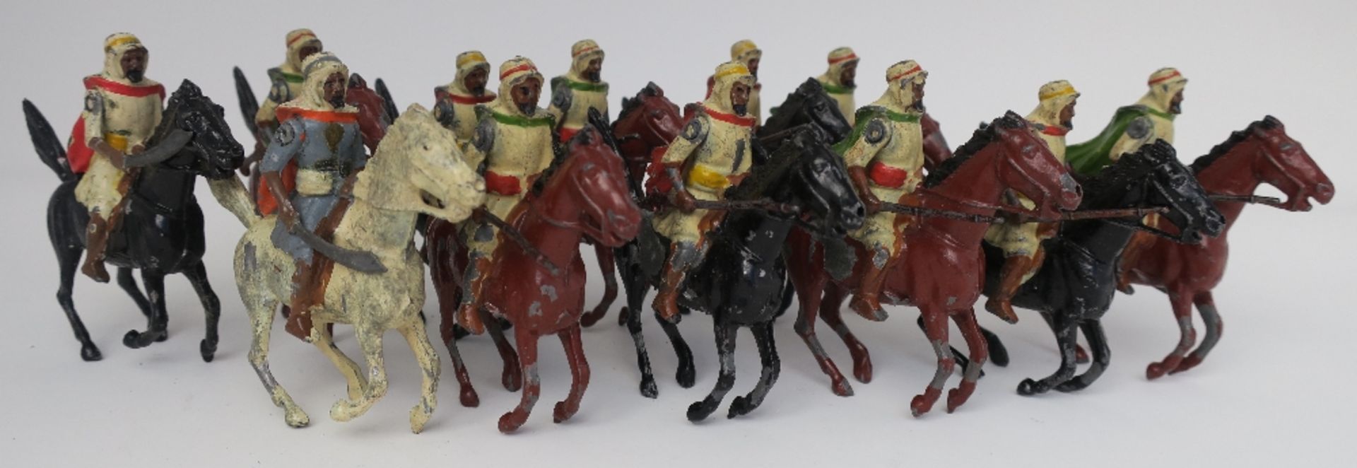 Britains RARE PARIS OFFICE set, Arabs of the Desert, mounted, with Sheik