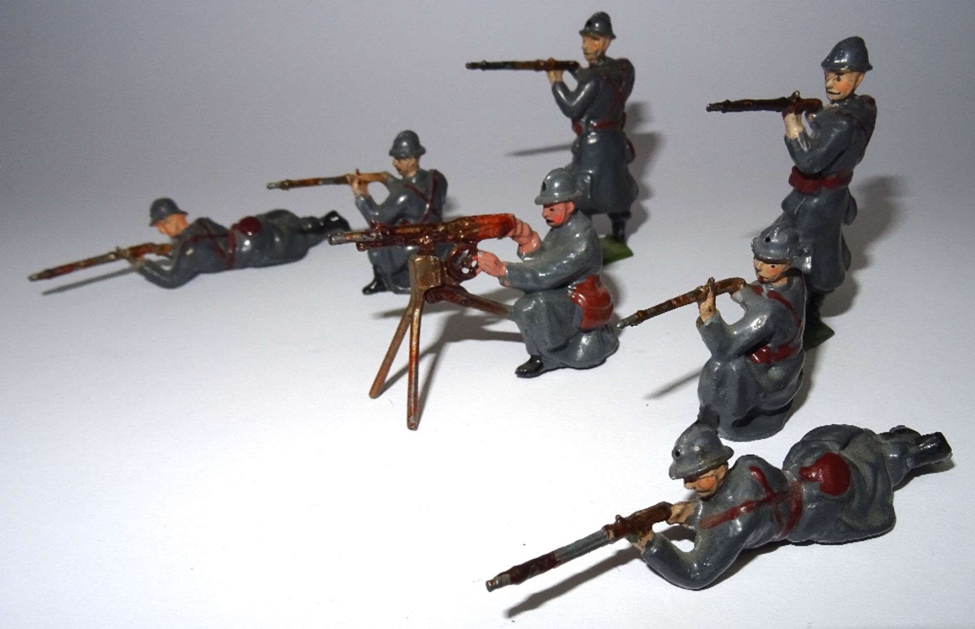 Britains set 1366, RARE French Infantry in Action - Image 4 of 4