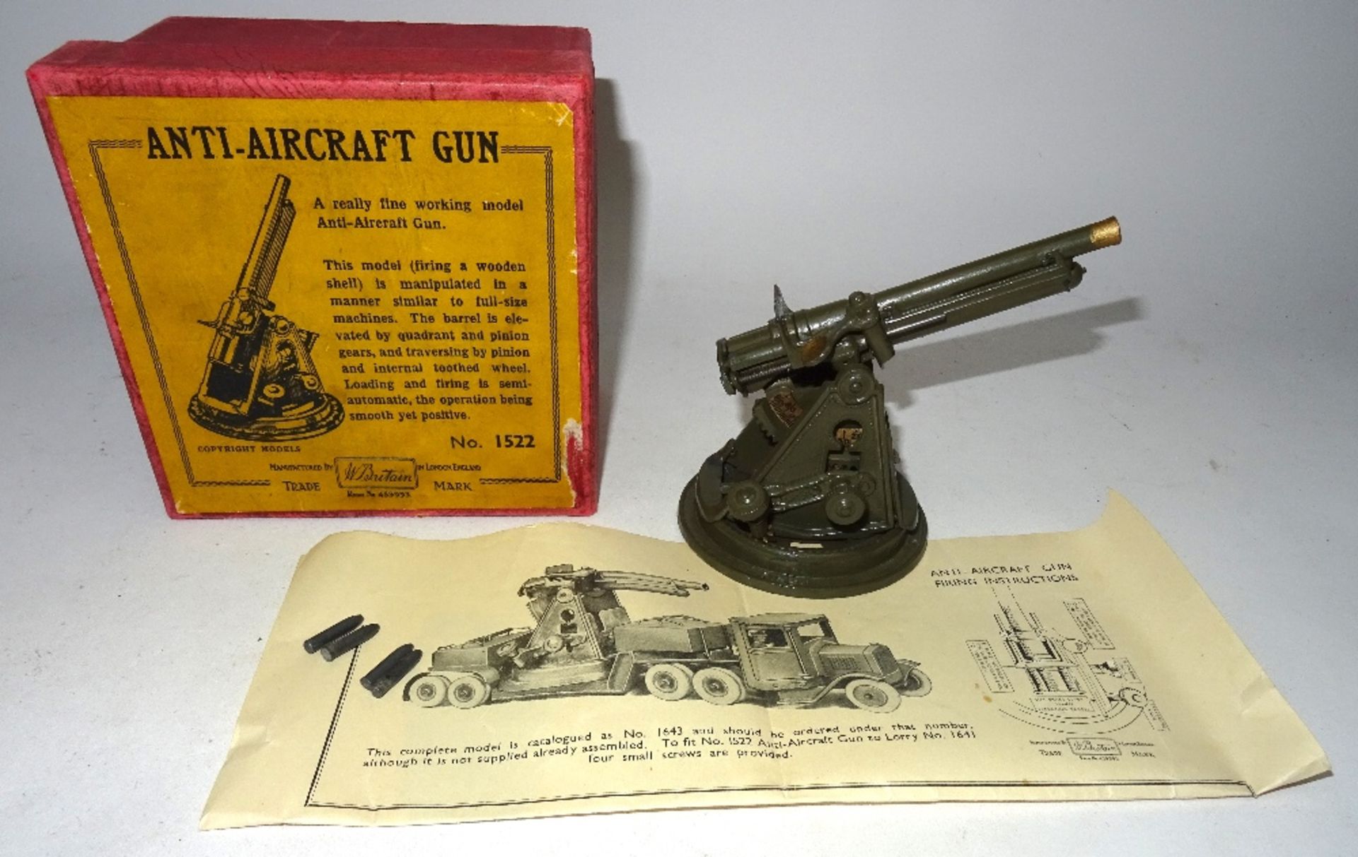 Britains set 1522, 4.5inch Anti-aircraft Gun