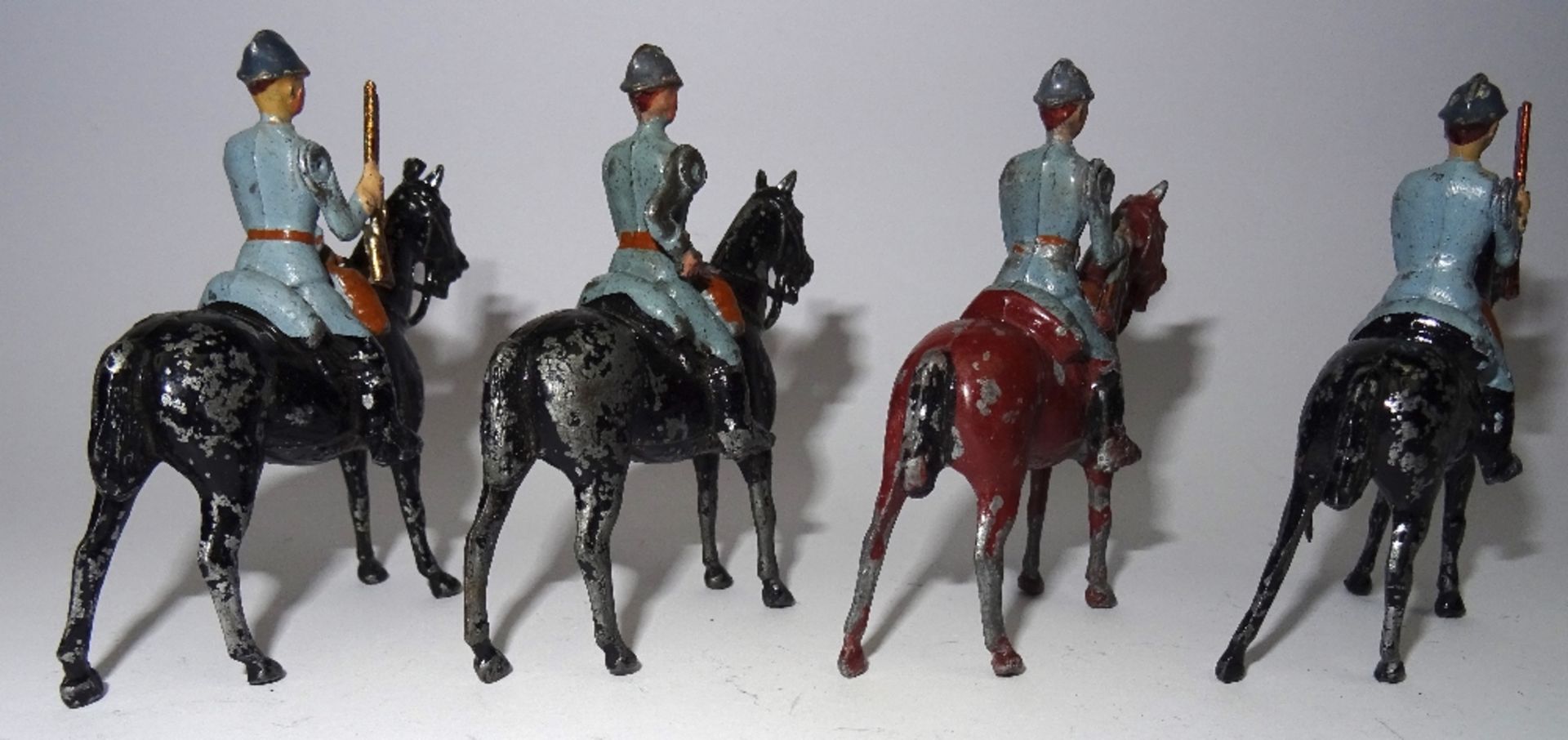 Britains RARE PARIS OFFICE French Cavalry in Steel Helmets - Image 3 of 5