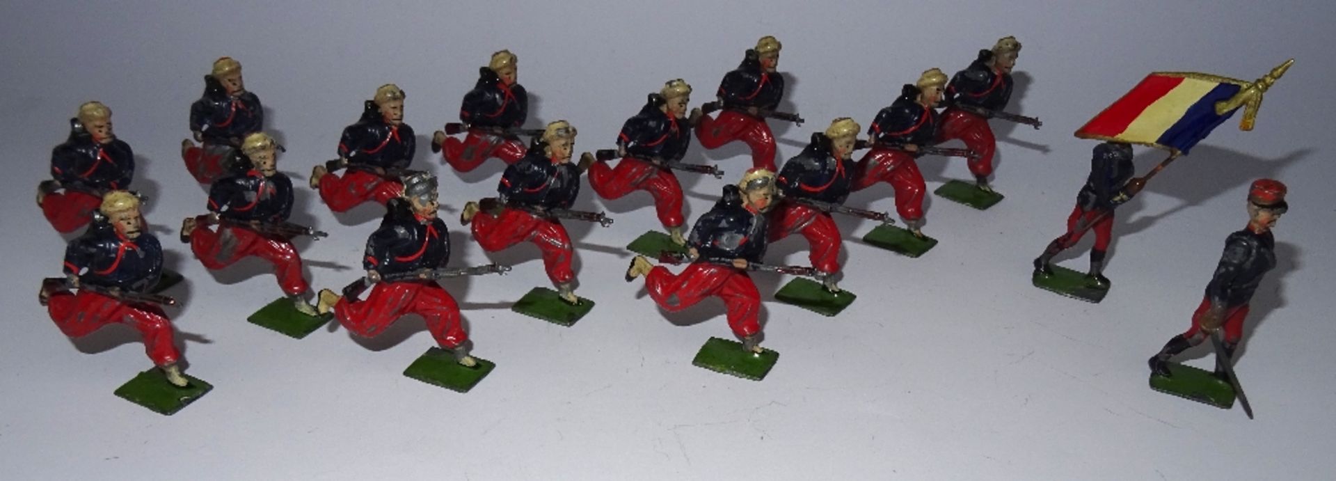 Britains RARE PARIS OFFICE Zouaves charging