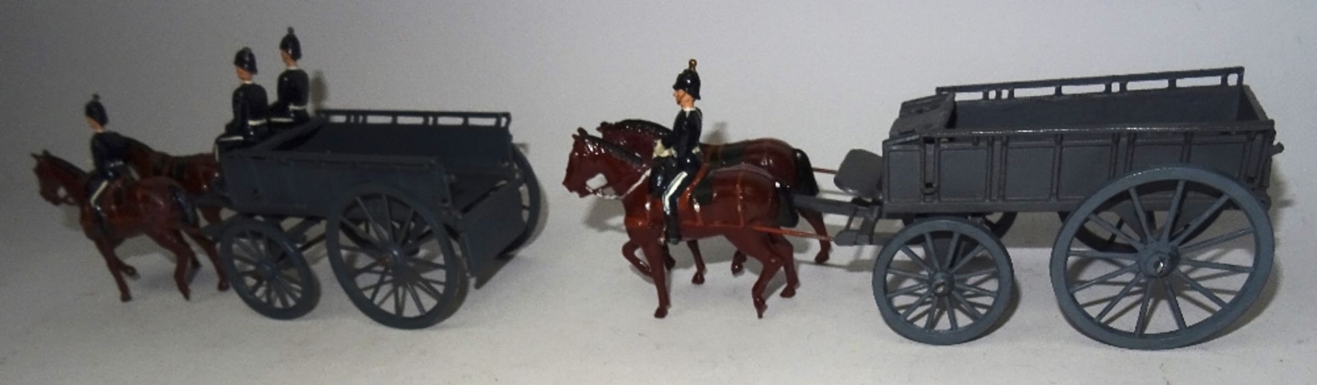 Britains two sets 146, Royal Army Service Corps two horse Supply Wagon - Image 3 of 5