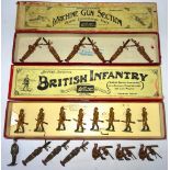 Britains set 258, Infantry in gasmasks, marching