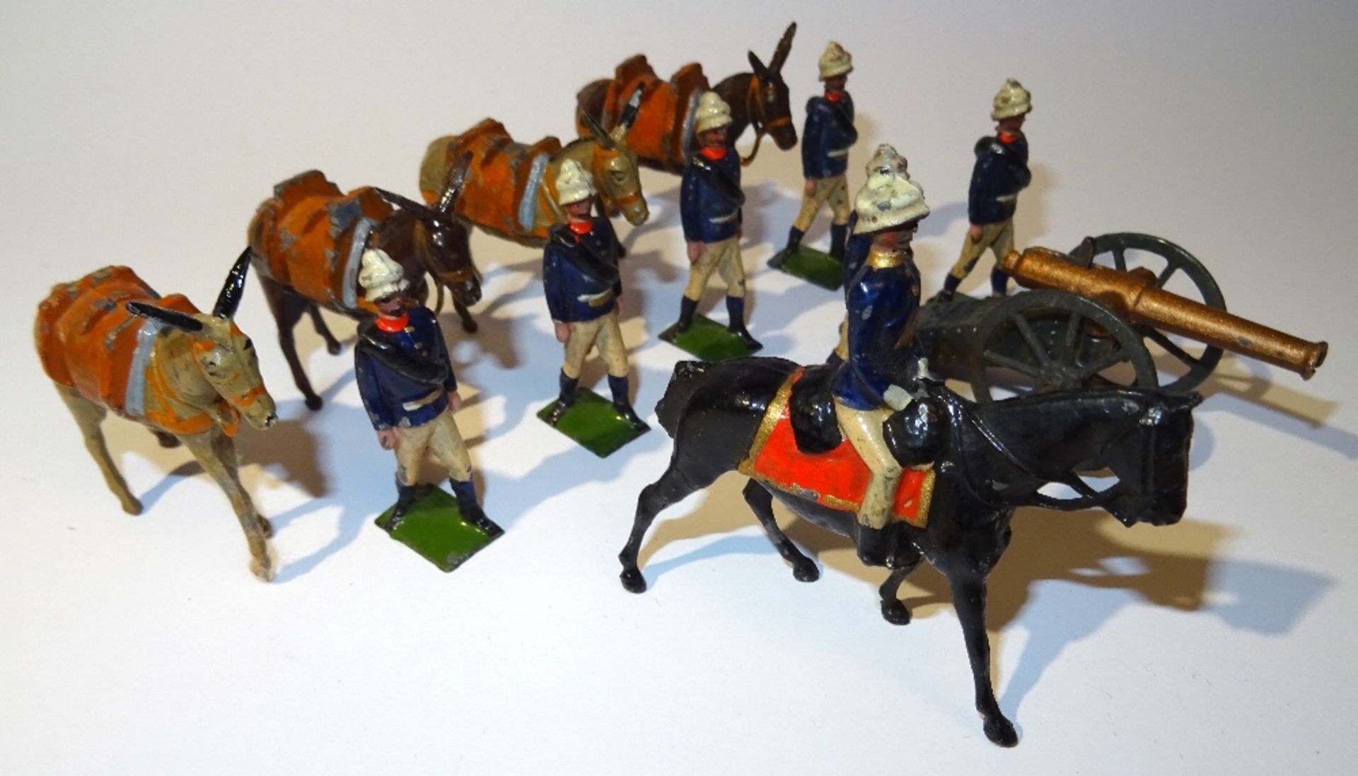 Britains set 28, Mountain Artillery - Image 2 of 4