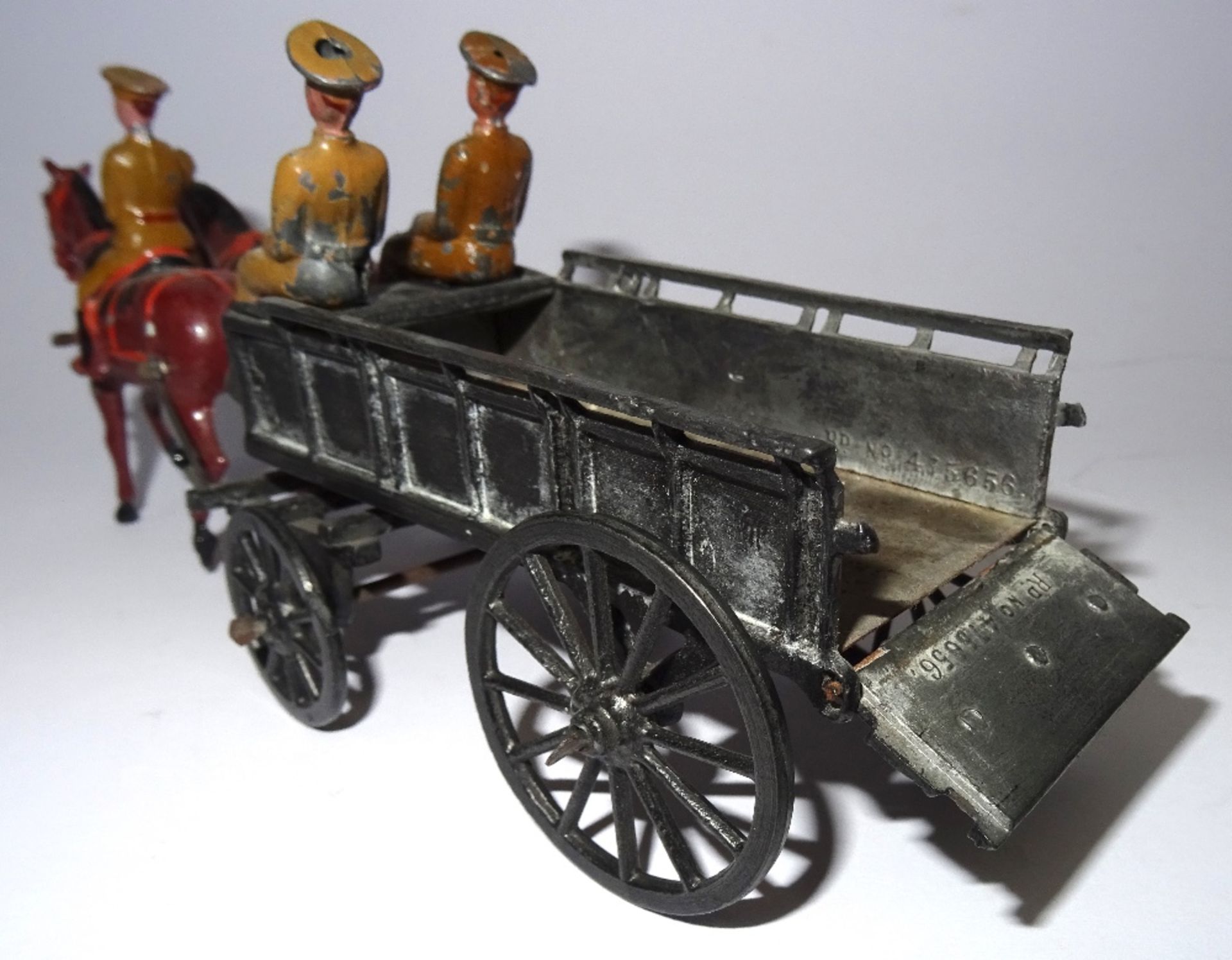 Britains set 146A, two horse Supply Wagon, service dress - Image 4 of 5