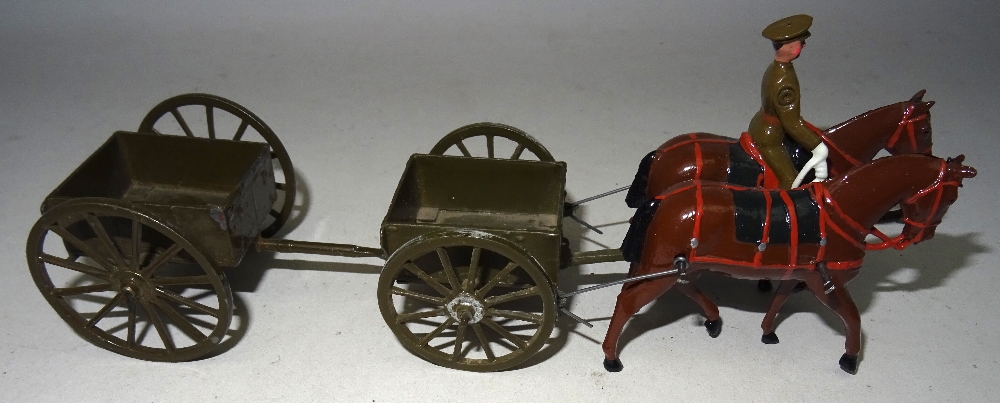 Britains set 1331, General Service Limbered Wagon, service dress