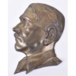 1930’s Profile Plaque of Adolf Hitler