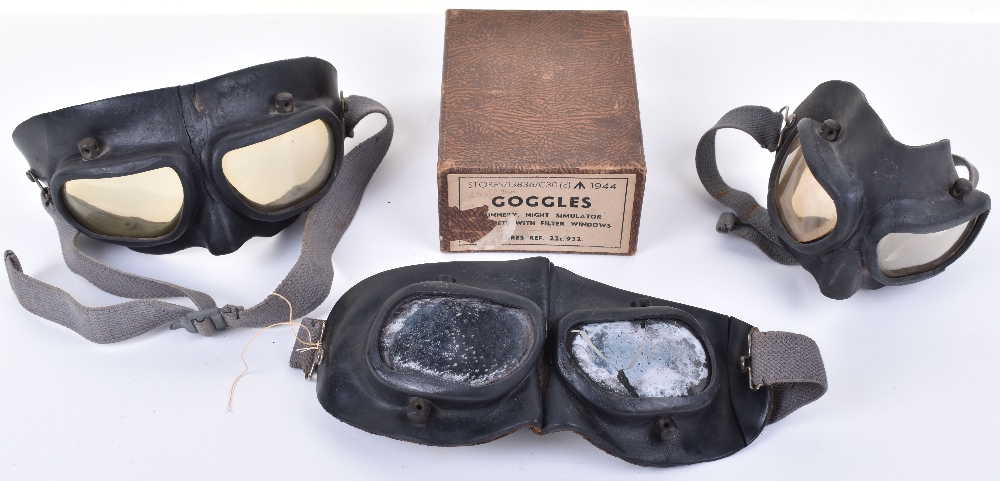 Royal Air Force Gunnery Night Simulator Goggles