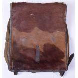 WW2 1941 Dated German Army Fur Backpack