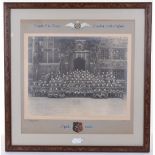 1918 Royal Air Force Exeter College Oxford Framed Photograph