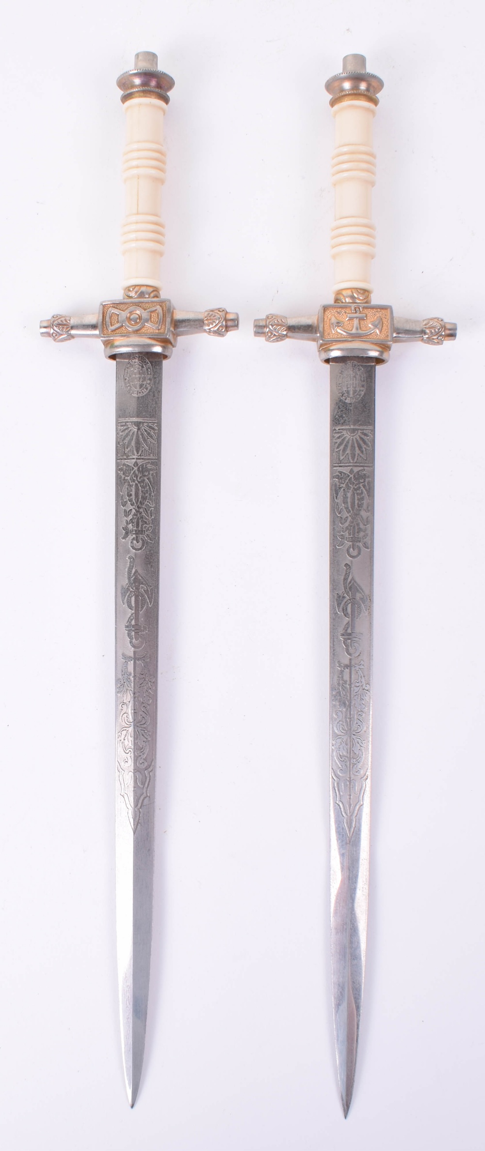 2x Dutch Naval Officers Daggers - Image 2 of 7