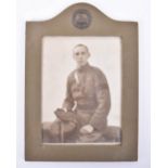 WW1 Framed Photograph of South Wales Borderers and Royal Flying Corps Interest