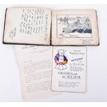 WW1 Autograph Album / Sketch Book