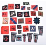 32x WW2 Cloth Formation Signs