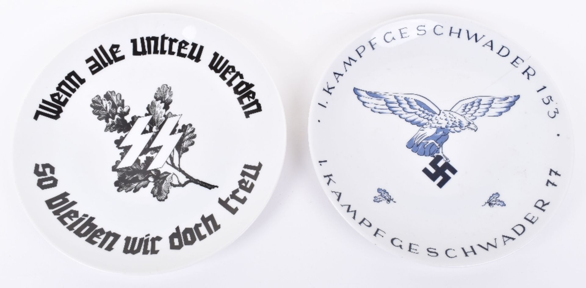 WW2 German Luftwaffe Regimental Commemorative Plate