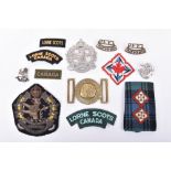 Canadian Military Badge Grouping
