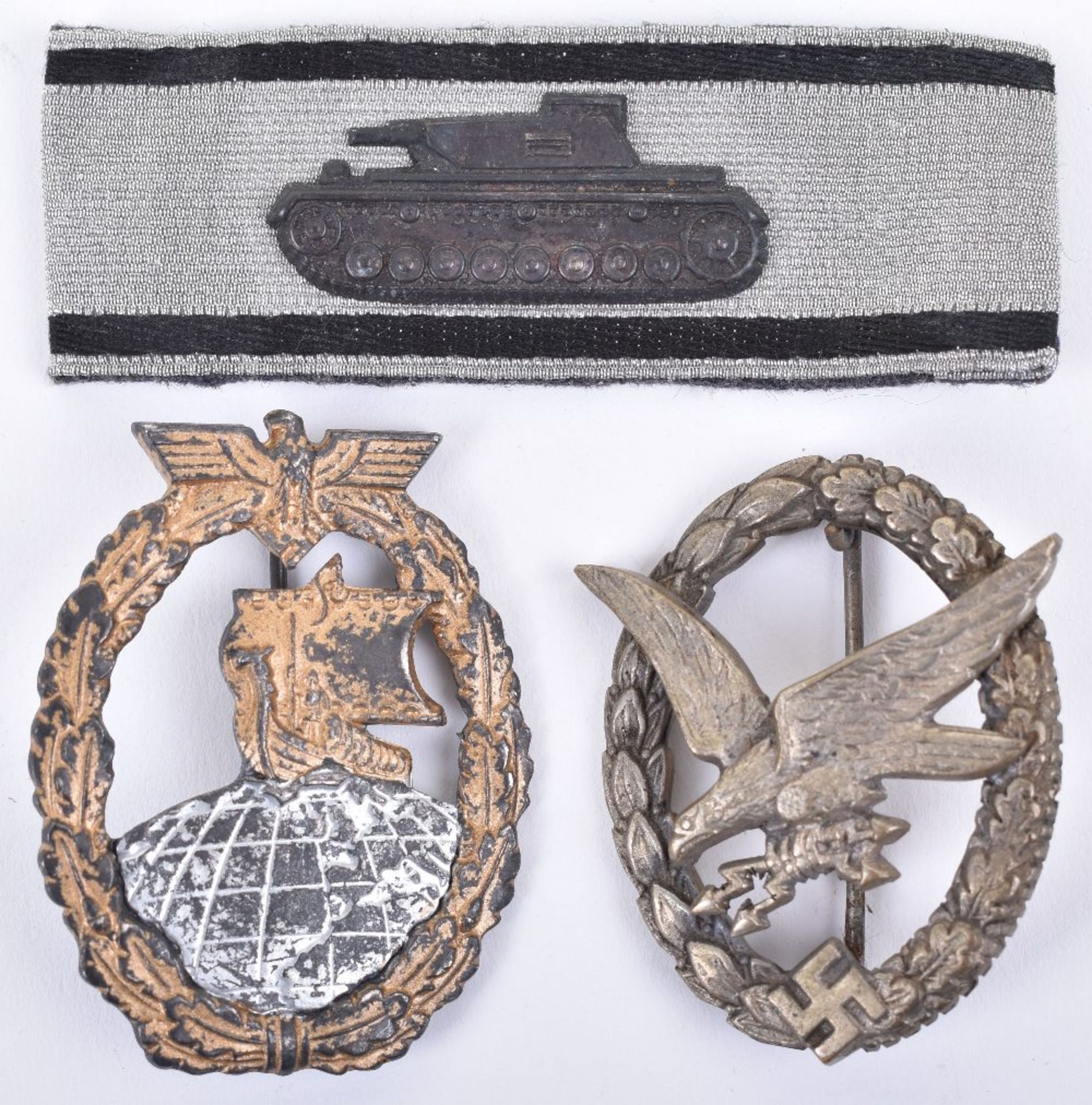 3x WW2 German Third Reich Award Badges