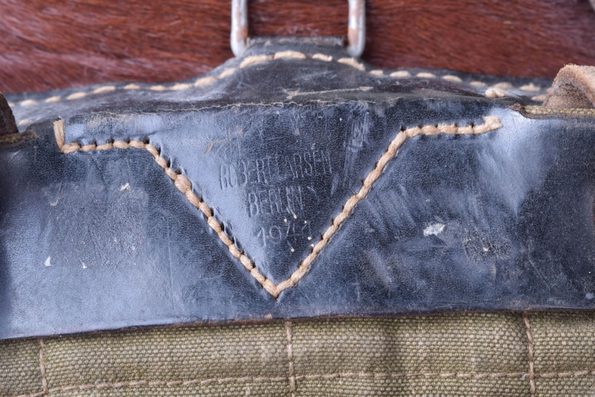 WW2 1941 Dated German Army Fur Backpack - Image 4 of 4