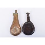 2x Antique Powder Flasks